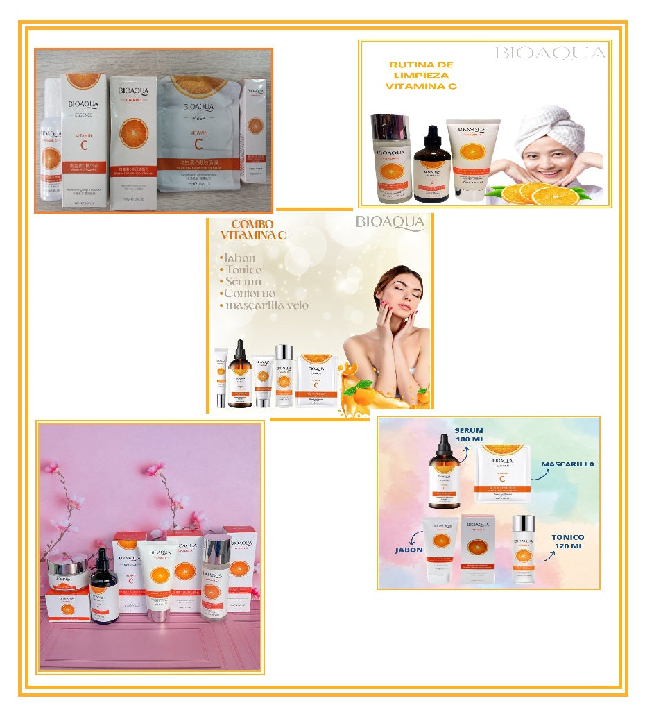 🤩KIT BIOAQUA🌳VITAMINA C🍊