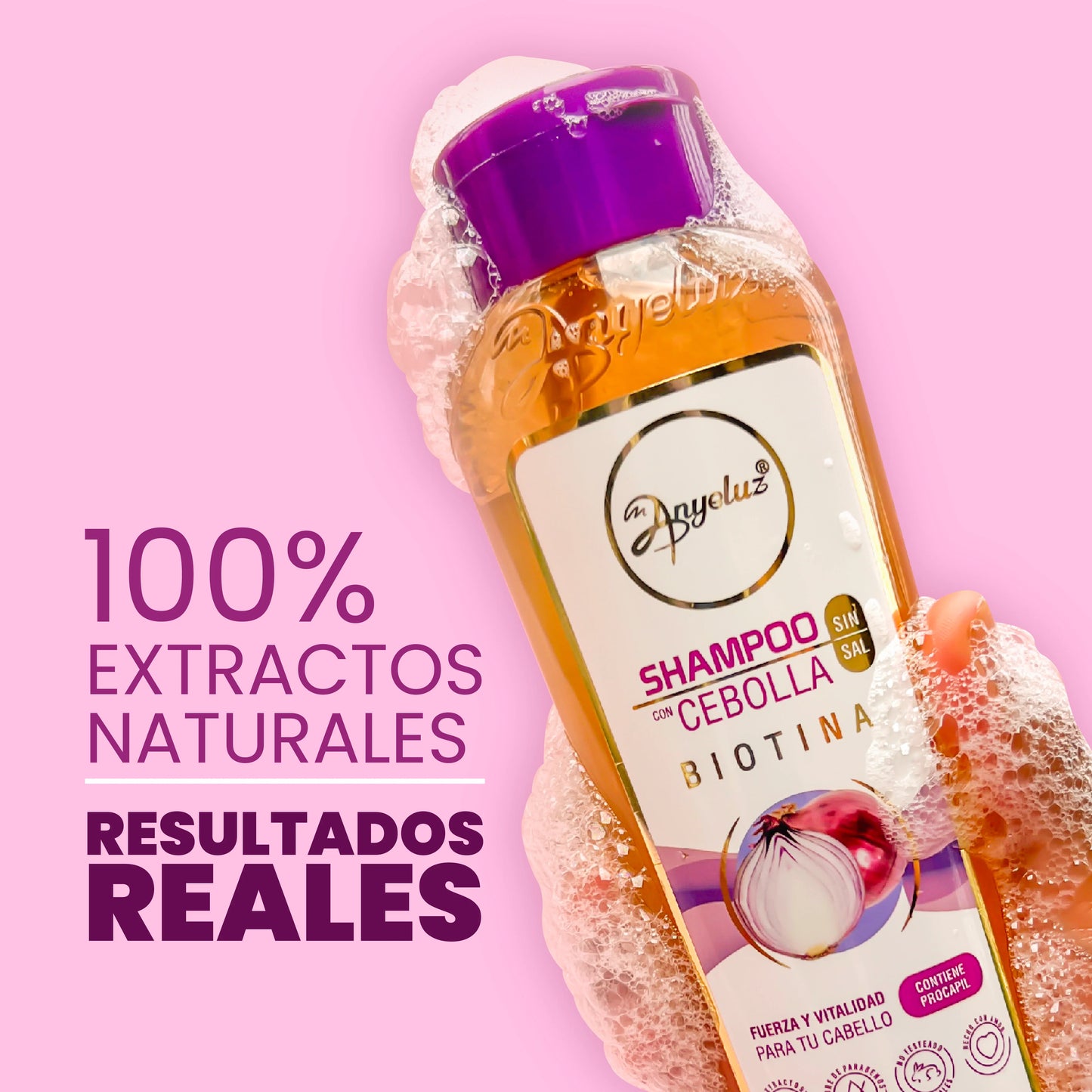 ANYELUZ- 🔥SHAMPOO DE CEBOLLA SIN SAL🎁 REGALO PARA EL HOGAR