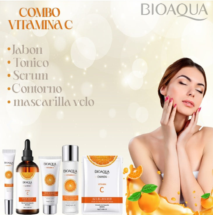 🤩KIT BIOAQUA🌳VITAMINA C🍊