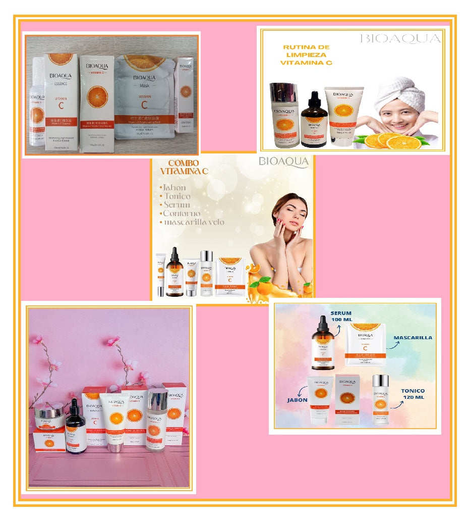 🤩KIT BIOAQUA🌳VITAMINA C🍊